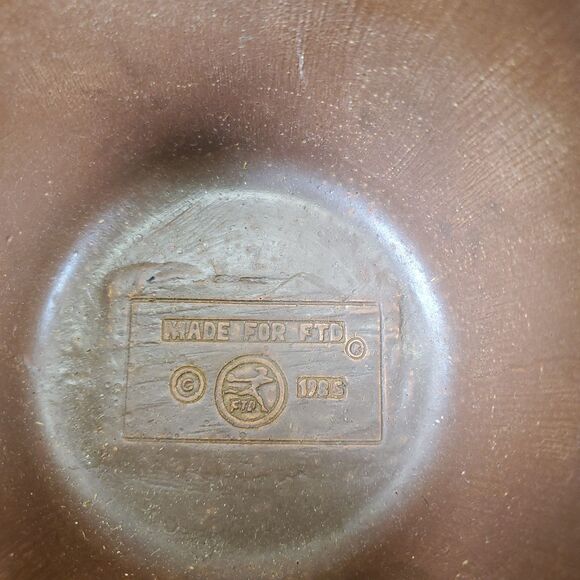 Vintage 1986 FTD Wood Planter Round Footed Pot Rustic Floral Vase - Picture 4 of 6